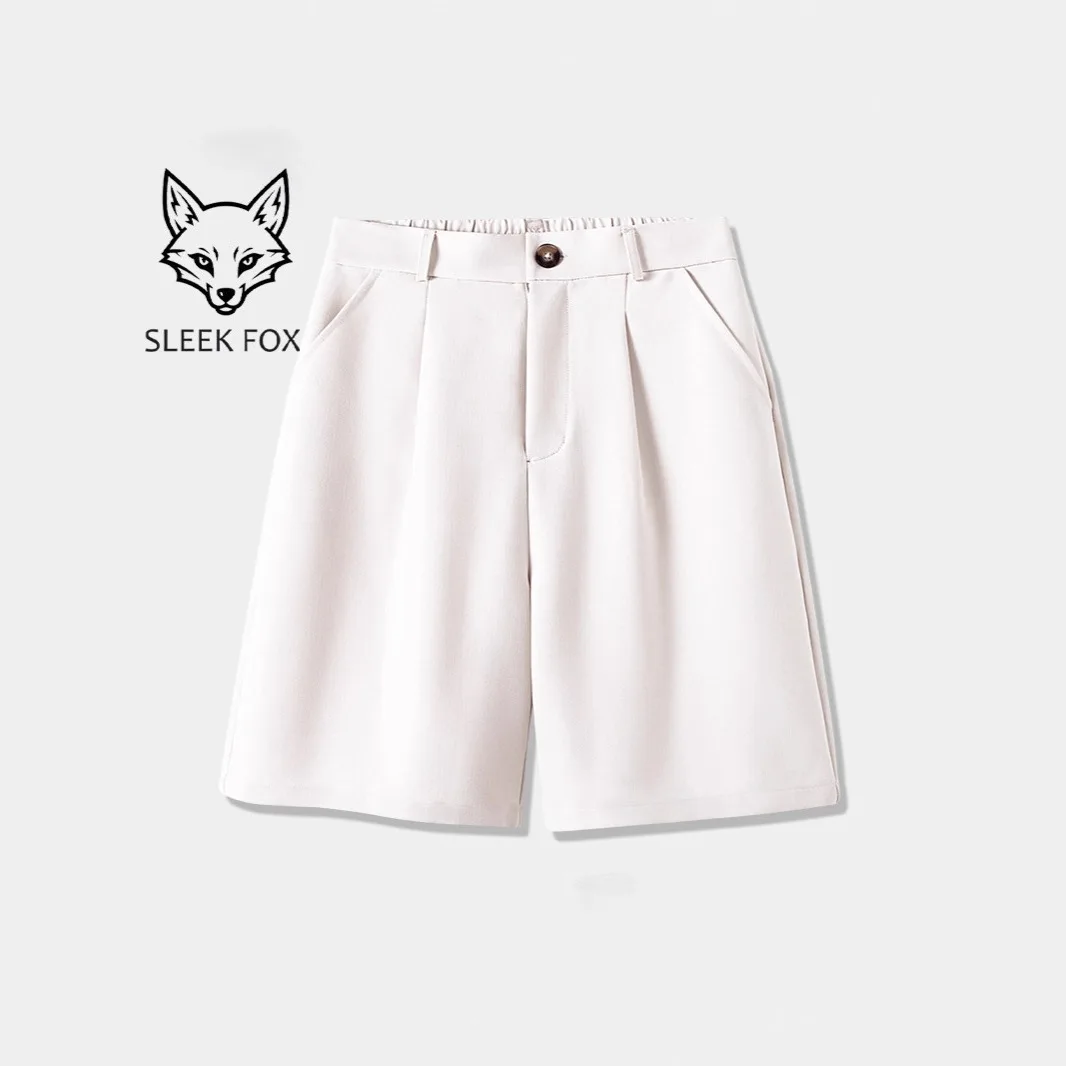 2025 Summer Korean Style Breathable Five-Part Pants Loose Comfortable Casual Versatile Solid Color Men's Women's Shorts