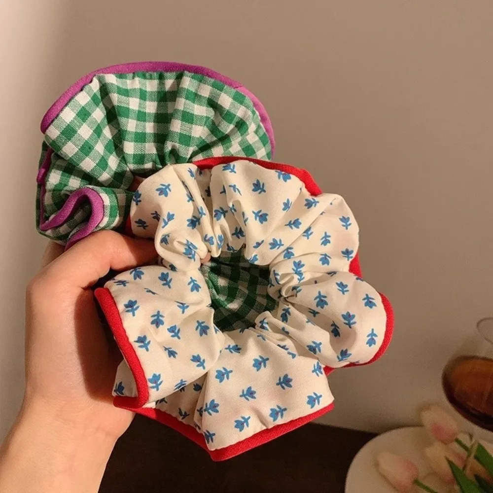 

1/2 шт., маленькая свежая стильная галстук с цветочным принтом, цветной дизайн, мягкая кожа, тканевые аксессуары для волос без зацепок, женская резинка для волос