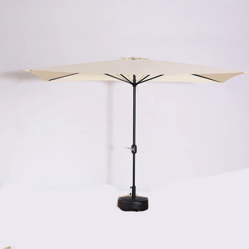 2026 2026 Factory Wholesale Custom Garden Umbrella Beach Umbrella with Water Injection Base for Promotional Gifts.
