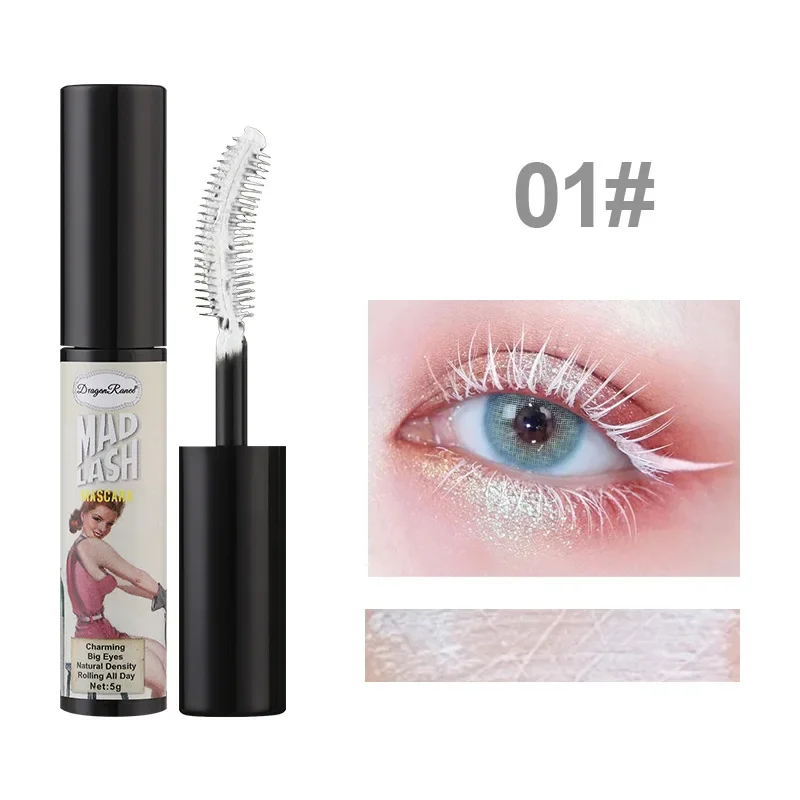 Heallor-Mascara de volume de peinture à l'huile, style durable, imperméable à l'eau, séchage rapide, bleu, violet, curling, allonger les cils longs, injExtensio