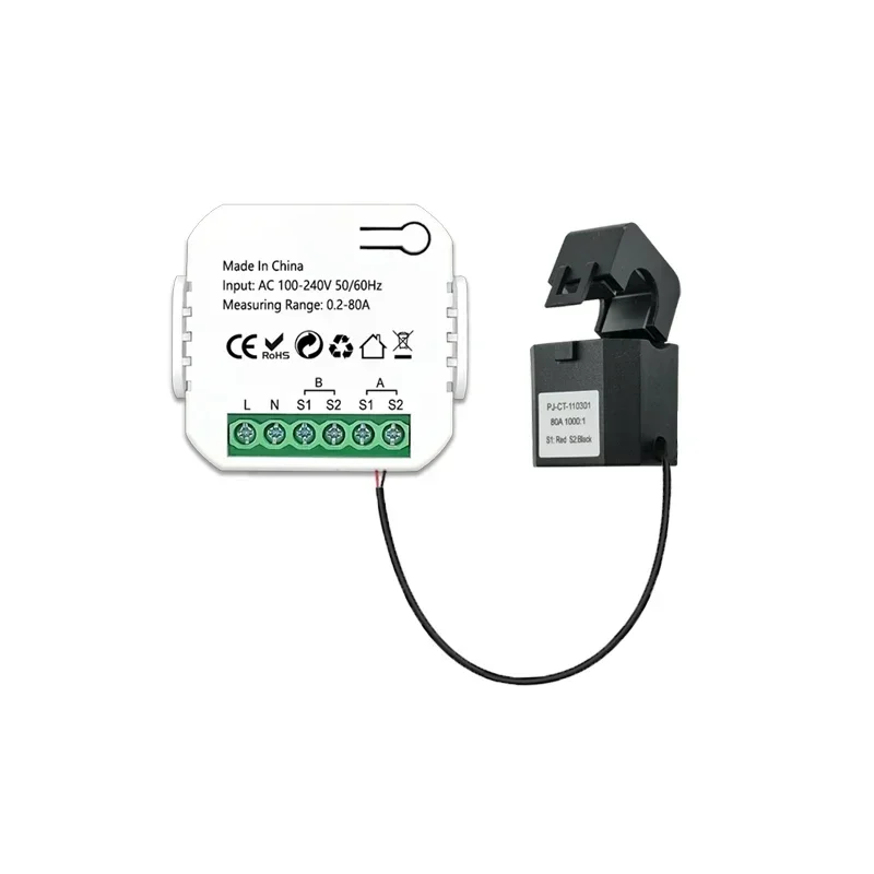 

Wireless Energy Meter with Real time Power Monitoring Voltage Measurement 1 Channel Clamp Included for Efficient Energy Usage