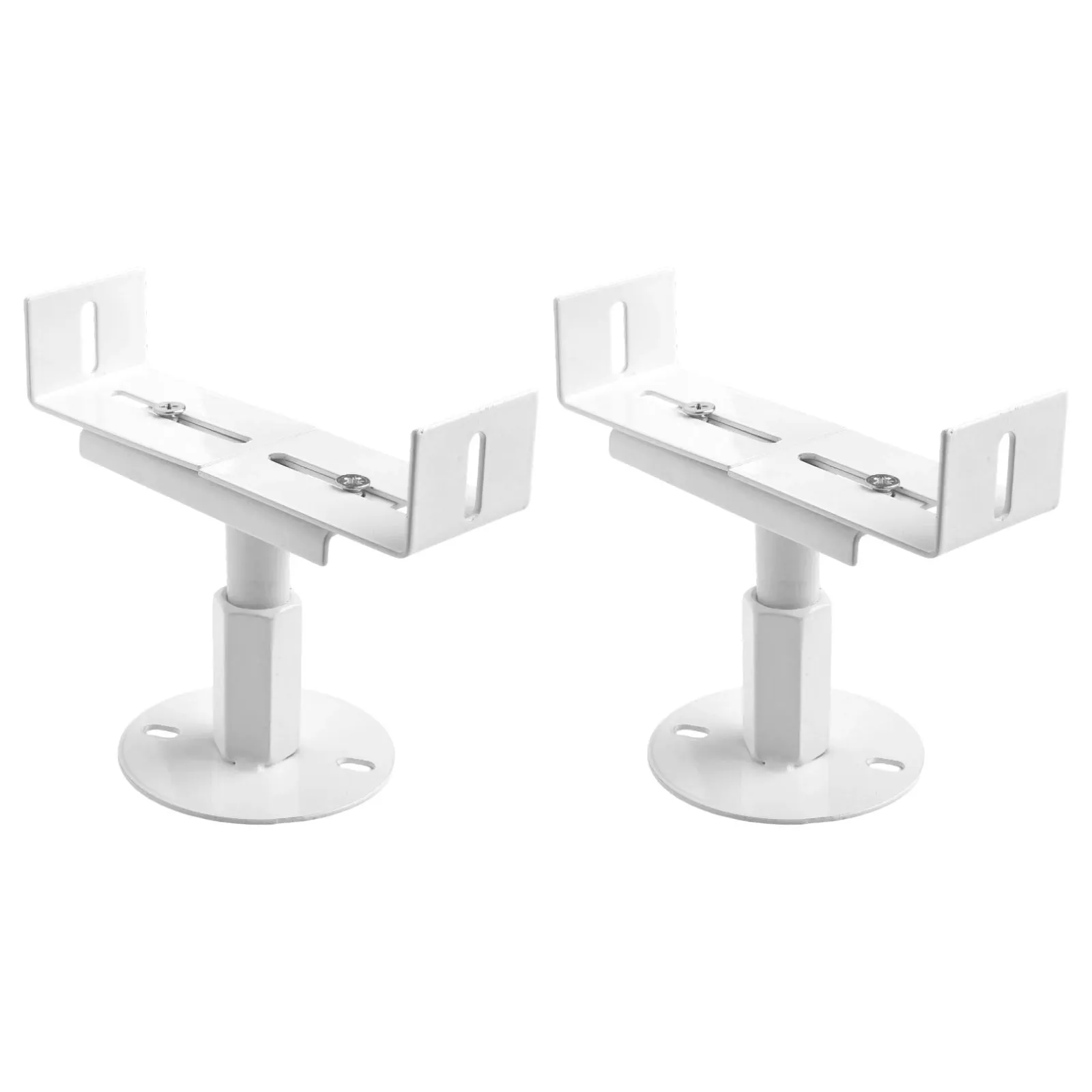 Sturdy 2PC Radiator Bracket Set with Adjustable Height from 8 to 13 cm Elegant Aluminum Design for Home and Office Interiors