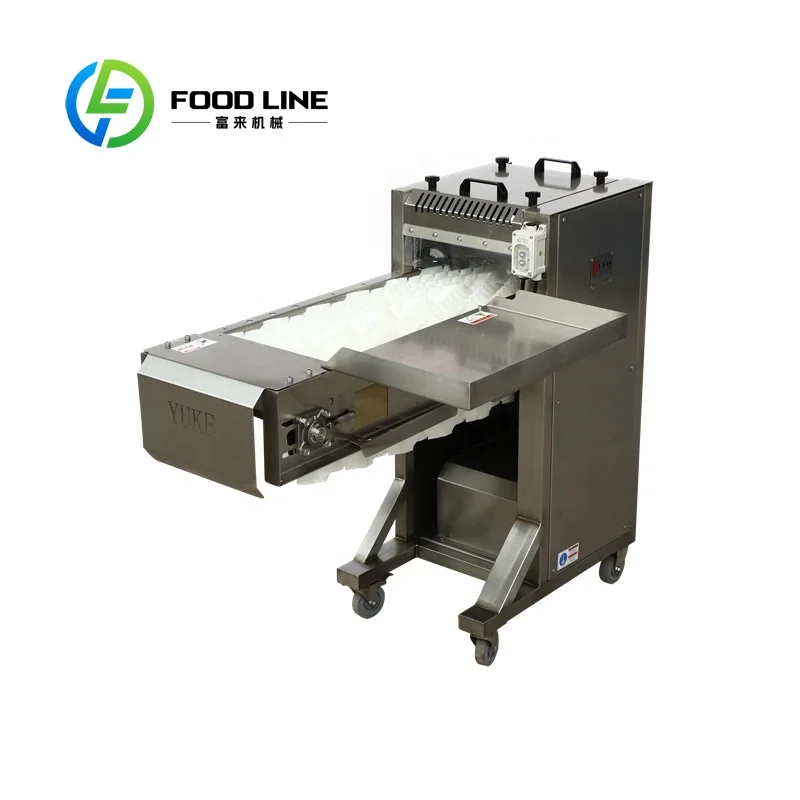 Customized CE Certified Tilapia Fillet Cube Processing Machine Automatic Fish Cleaning Cutting Equipment