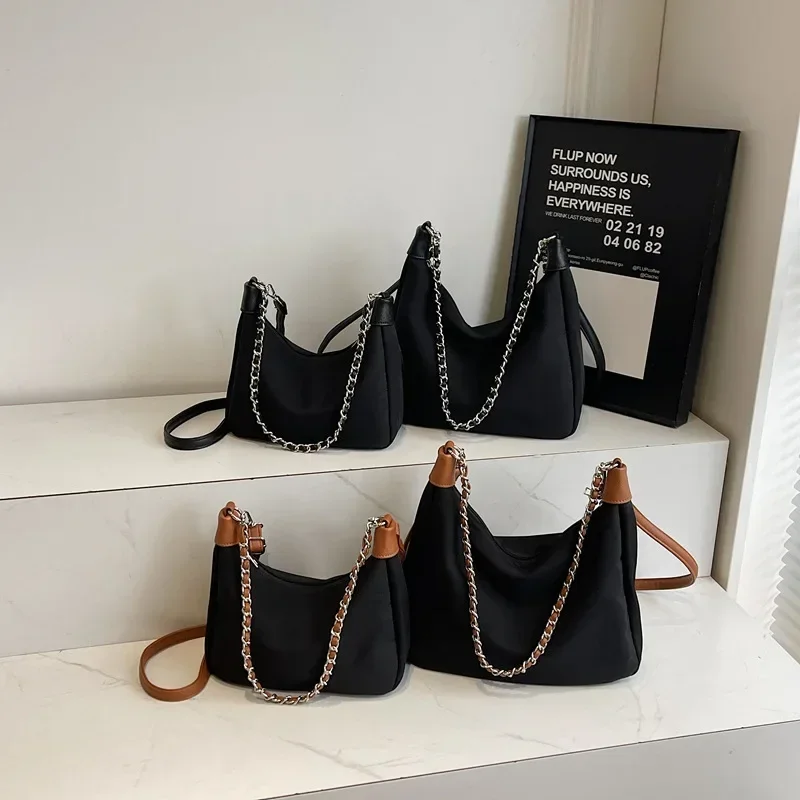 

Trendy Letter Logo Crossbody Bag For Women With High-End Vintage Fashion Solid Color Elegant And Practical Commuter