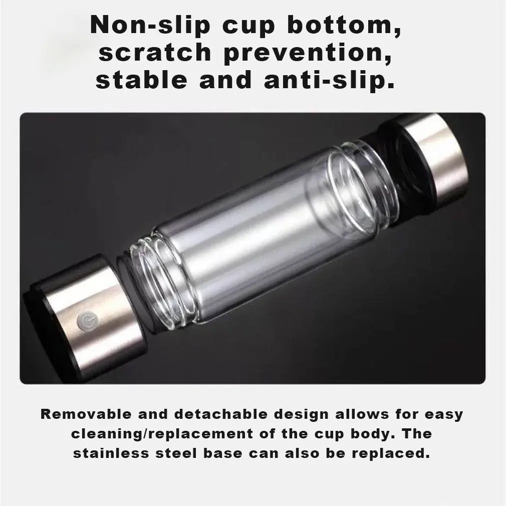 New Hydrogen Rich Water Generator Bottle Cup Ionizer Maker USB Hydrogen-Rich Water Portable Super Antioxidants Hydrogen Bottle