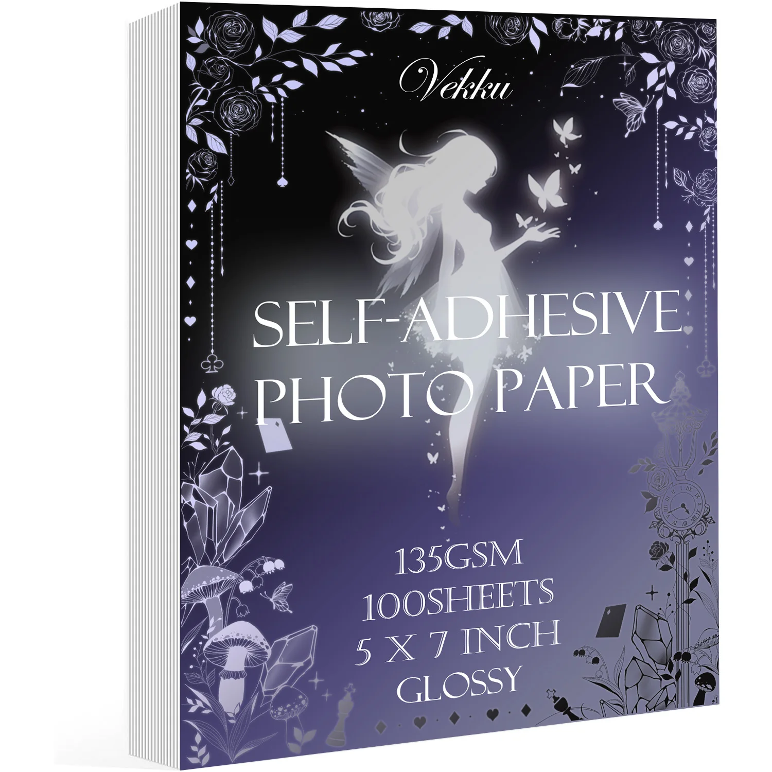 

Глянцевая наклейка 5x7, глянцевые самоклеящиеся листы для ярких фотопринтов, отслаивания и приклеивания