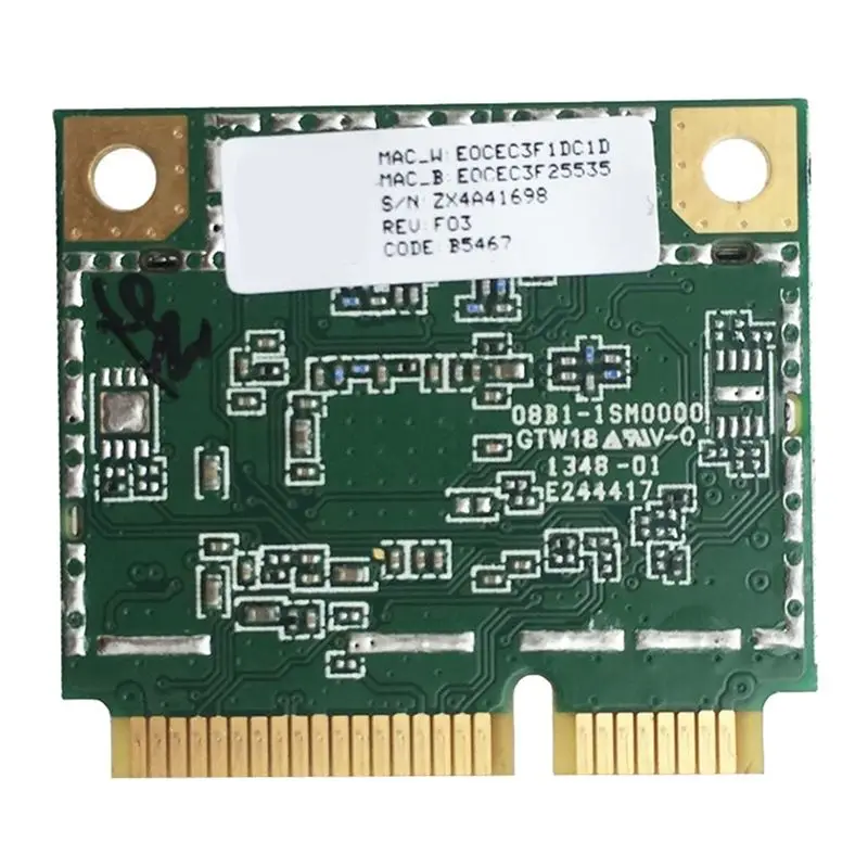 Superior-10X AR9462 AR5B22 WB222 Half Mini Pcie 300Mbps+Bluetooth4.0 WLAN Wifi Wireless Card