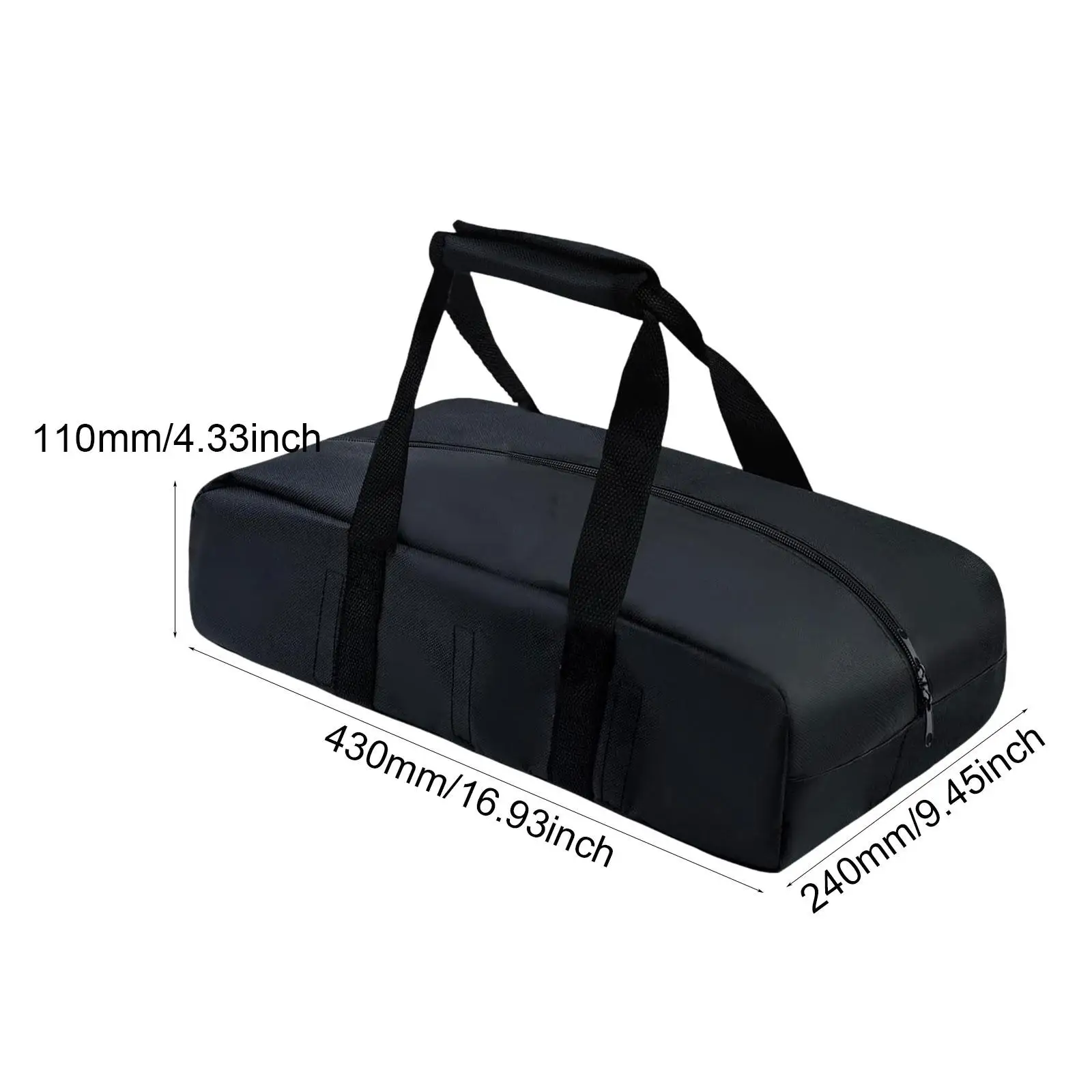 Heavy Duty Bocce Ball Carry Bag Waterproof Oxford Cloth Eight Ball Holder Organizer for Outdoor Sports Travel