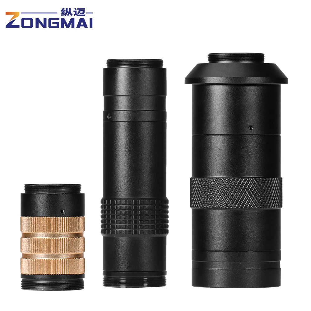 High Definition Telecentric Large Field Of View  Long Working Distance Optical Lens Continuous Magnification Microscope Lens