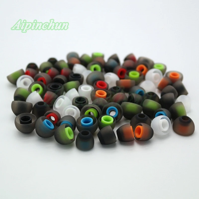 

Aipinchun Wholesale 300Pairs 4.5mm Silicone Earbud Eartip Earplug Cushion Replacement Headphone Ear Bud Tips For in-ear Earphone