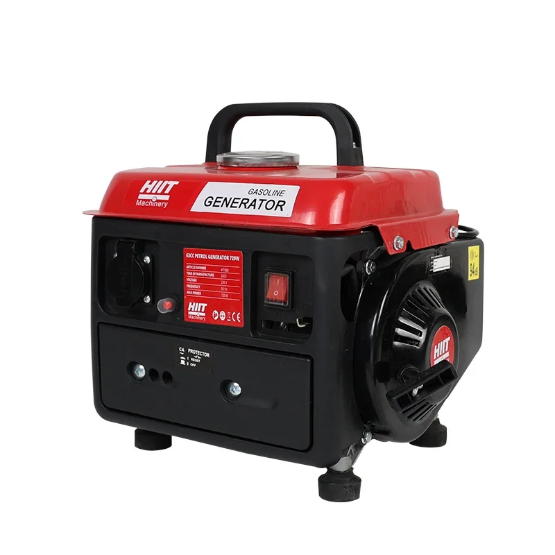 #YUNYI 0.8KW Single-Phase Mini Gasoline Generator 0.85KVA Silent Open Frame Design Economically Priced