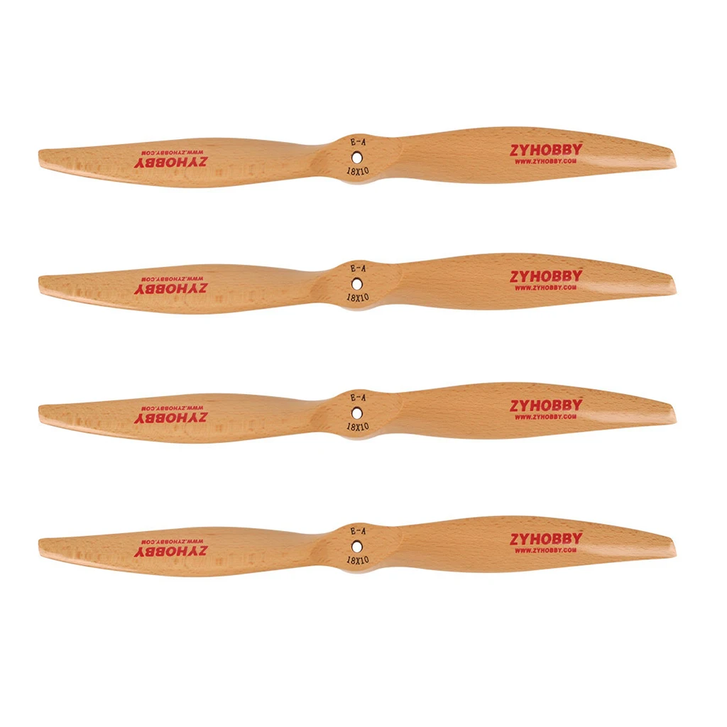 1Pcs Fixed Wing Beech Wood Propeller CW 2-blade Paddle for RC Airplane 12x6 12x8 13x6 13x10 14x7 16x10 17x8 18x8 18x10 Inch