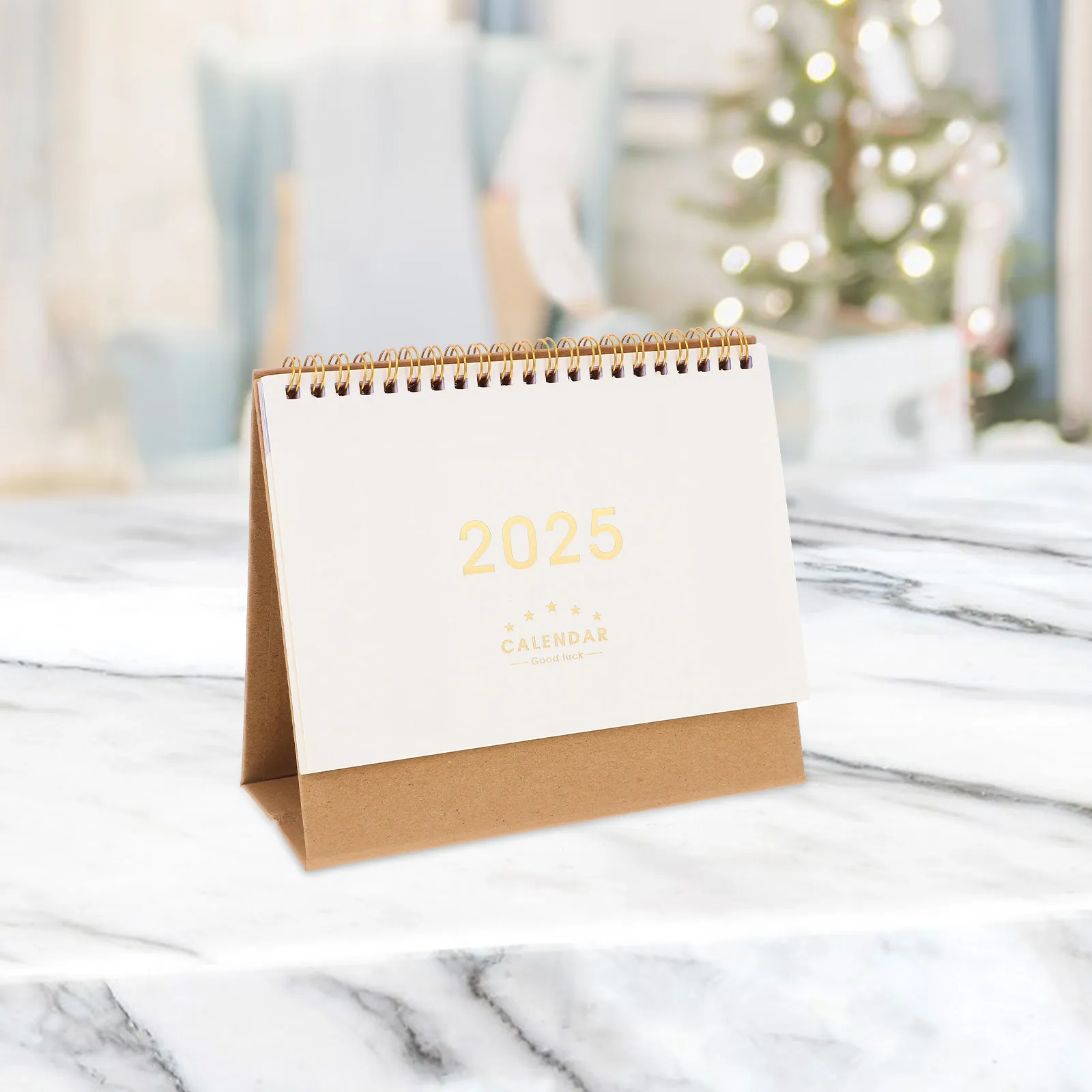 

Настольный перекидной календарь-ежедневник на 2025 год с плотной гладкой бумагой, ежемесячный, для офиса, дома, класса, декоративный настольный планировщик