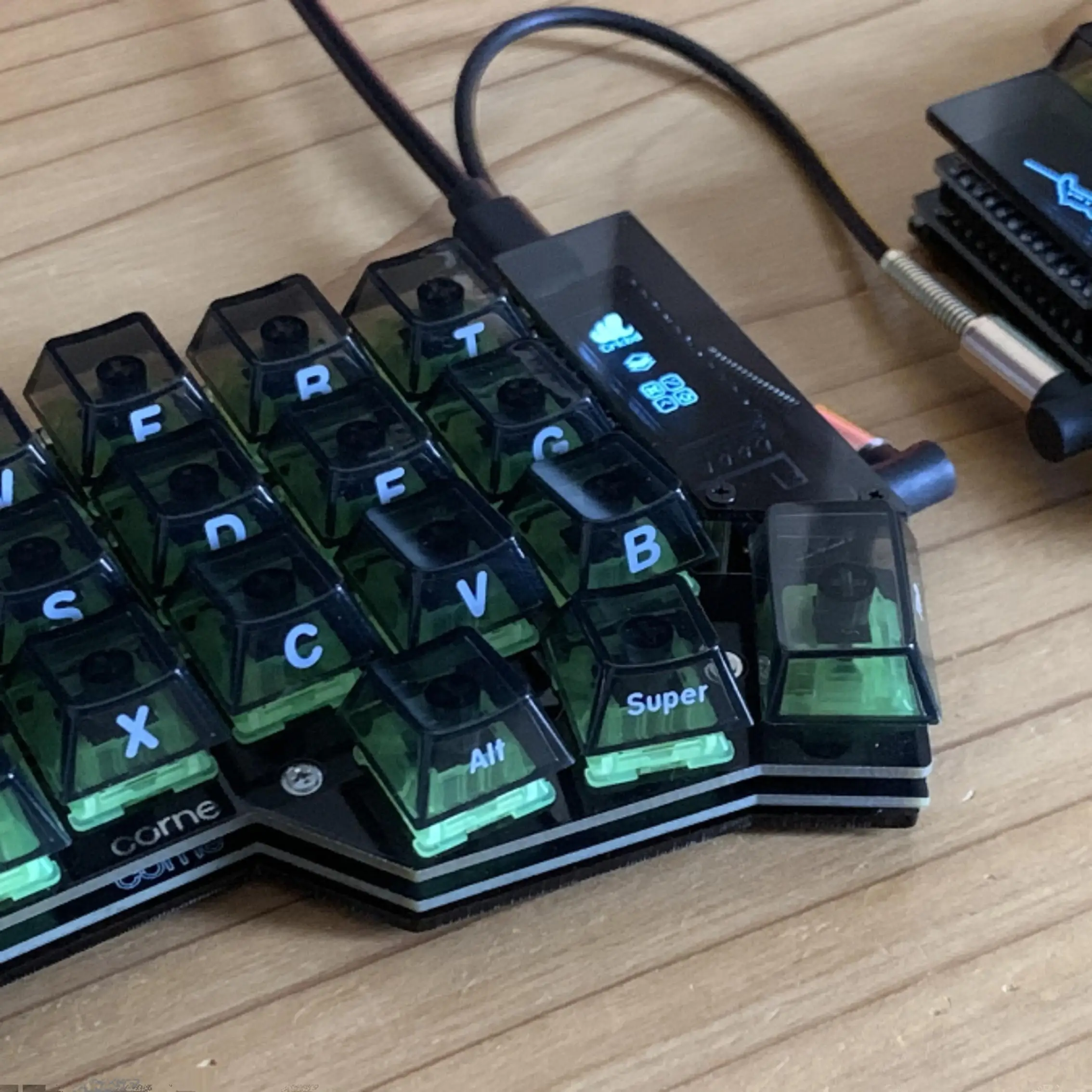 Corne-Tastatur fr4 Split-Tastatur Triple-Shell-Lokal isierungs platte Mehrere Layouts zur Lokal isierung einer benutzer definierten Platte für Computer zubehör