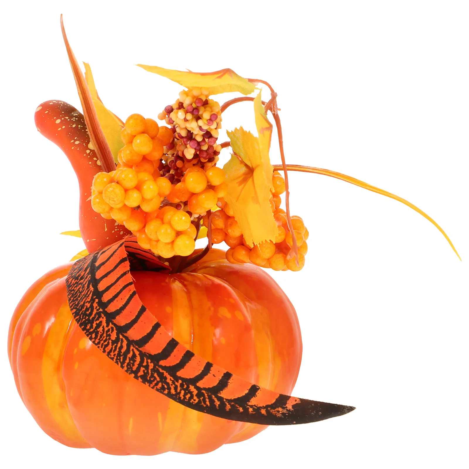 

Artificial Maple Leaf Pumpkin Decor Props Autumn nament Home Garden Party Fall Festive SuppliesFlower