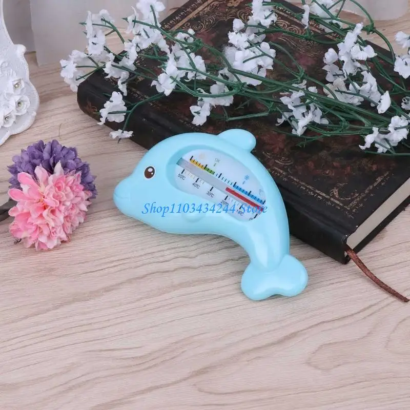 G2TC Dolphin รูปร่างอุณหภูมิเทอร์โมมิเตอร์อุณหภูมิทารกอุณหภูมิเด็กวัยหัดเดินอาบน้ำอาบน้ำของเล่น
