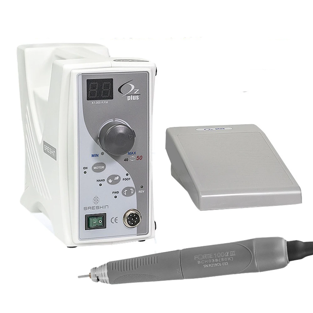 

Oz 6 Oz Plus Multi-Purpose Electric Grinder Mold/Metal/Dental Polishing | Brushless Precision Handpiece & Variable Speed Control