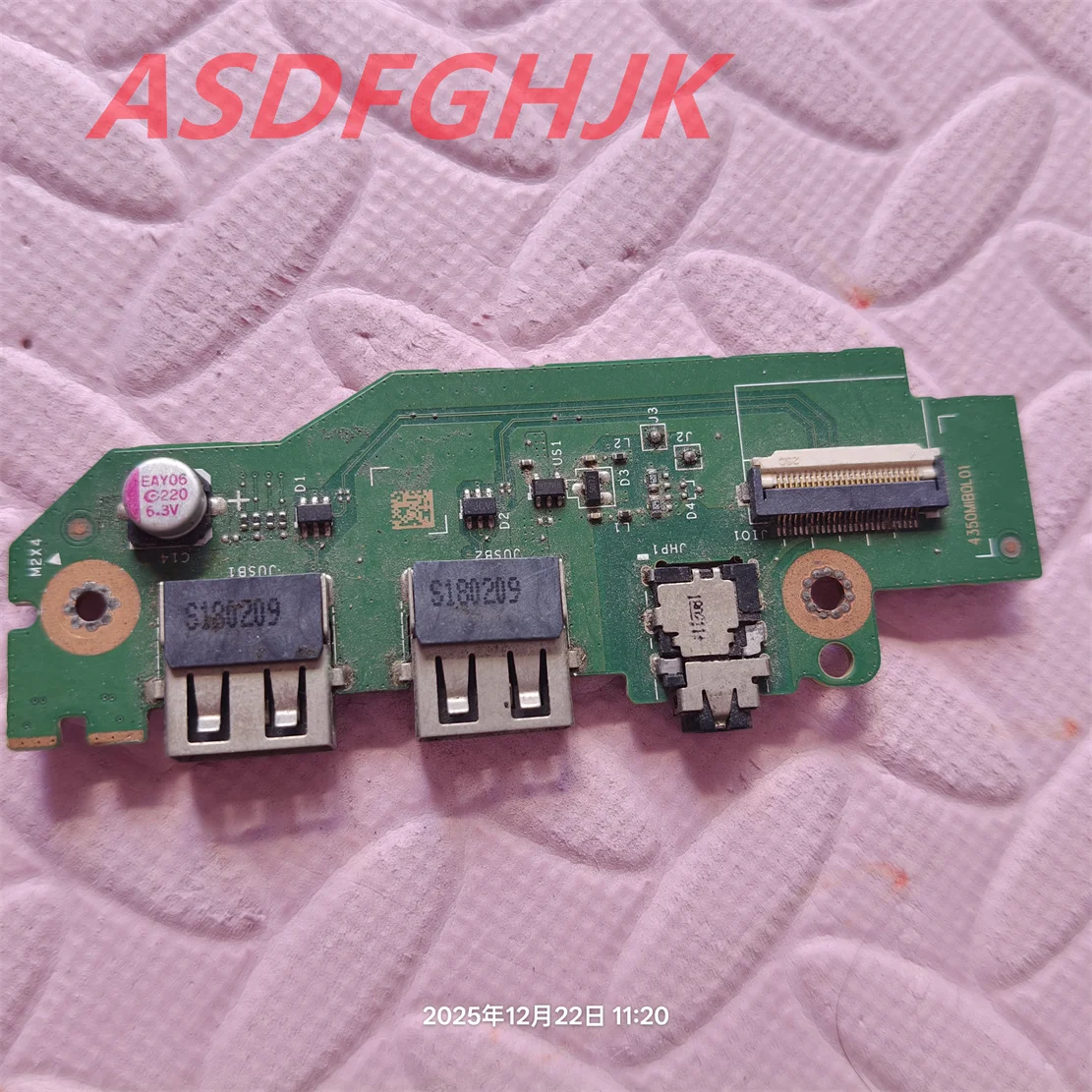 for ACER ASPIRE AN515-52 AN515-53 Helios 300 PH315-51 Laptop LS-F953P USB Audio Board  TEST OK