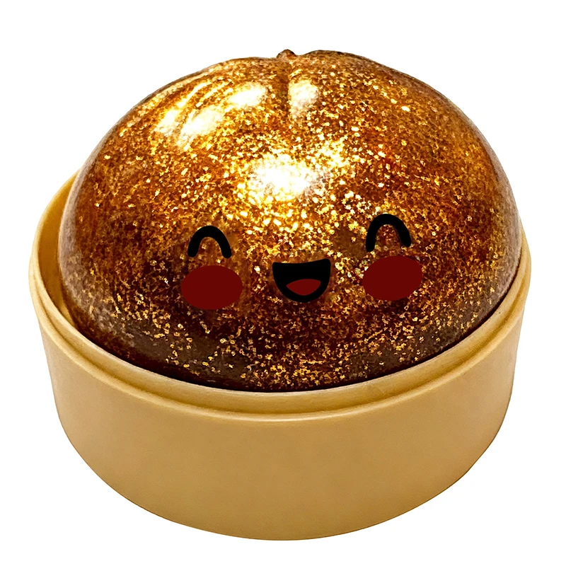 Glitter Dumpling Squishy Pinch Slow Rebound Soft Decompress Mystery Pressure Ball Dingen voor kamer Home Decor Kinderen Volwassen Cadeau