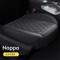 Funda Universal para asiento de coche de cuero de napa, cojín envolvente para asiento inferior, Protector duradero impermeable para asiento de coche, accesorio para automóvil, 1 Uds.