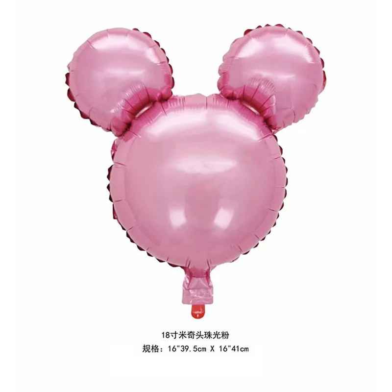 10 sztuk/partia Mini Mickey Minnie balony foliowe Boy Girl urodzinowe dekoracje Baby Shower kreskówka balon dla dzieci