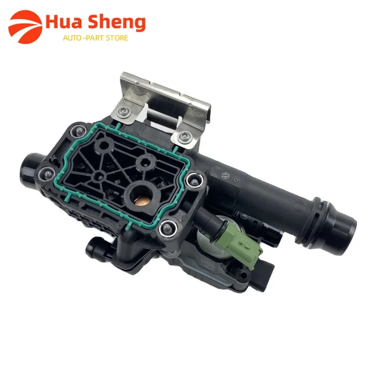 9850364680 High Quality Engine Coolant Thermostat Housing Fit for Peugeot 208 3008 508 Citreon C3 C4 DS