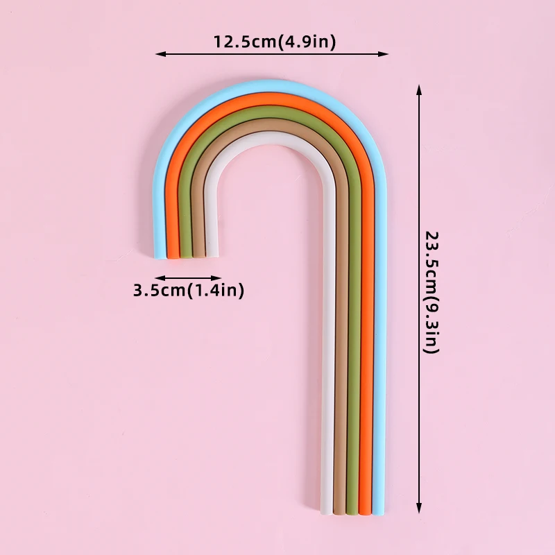 Regenbogen-Kuchenaufsatz, buntes Regenbogen-Thema, Kuchendekorationszubehör für Jungen oder Mädchen, Geburtstagsfeier und Hochzeit, Babyparty-Dekoration – Detail 22
