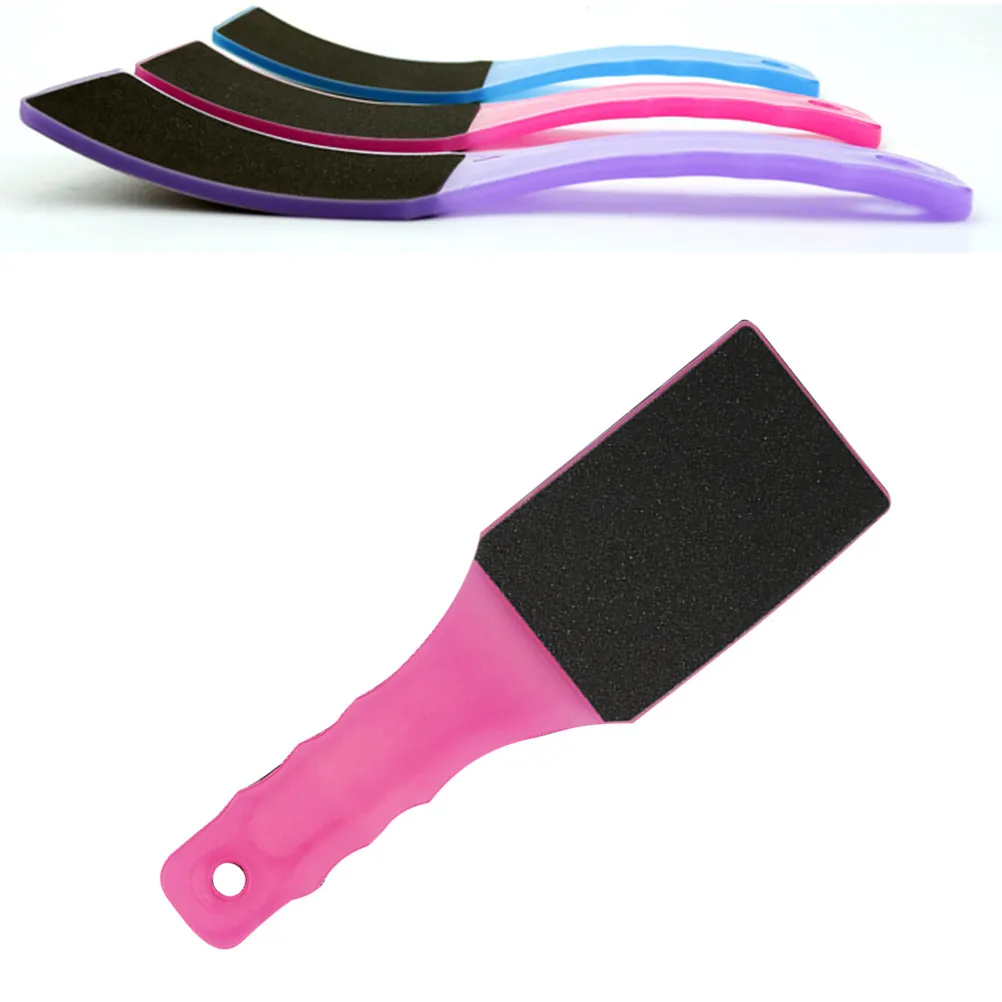 Double-Side Foot File Ergonomic Large Head Non-Electric Foot Rasp Tool for Pedicure Callus Removal Dry Cracked Heel Treatment
