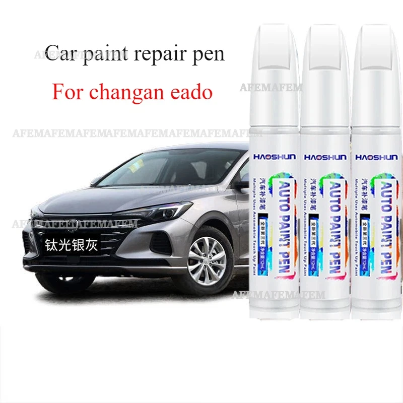 For Changan eado PLUS paint pen titanium light silver gray  automotive supplies white changan eado paint pen For Car Scratches