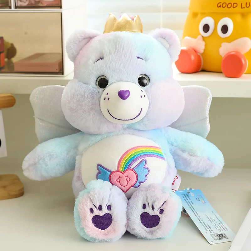 33cm Care Bears With Wing Plush Toys Cartoon Animals Angel Bear Stuffed Soft Dolls Toys Girl Boys Gift Homedecor Pillow