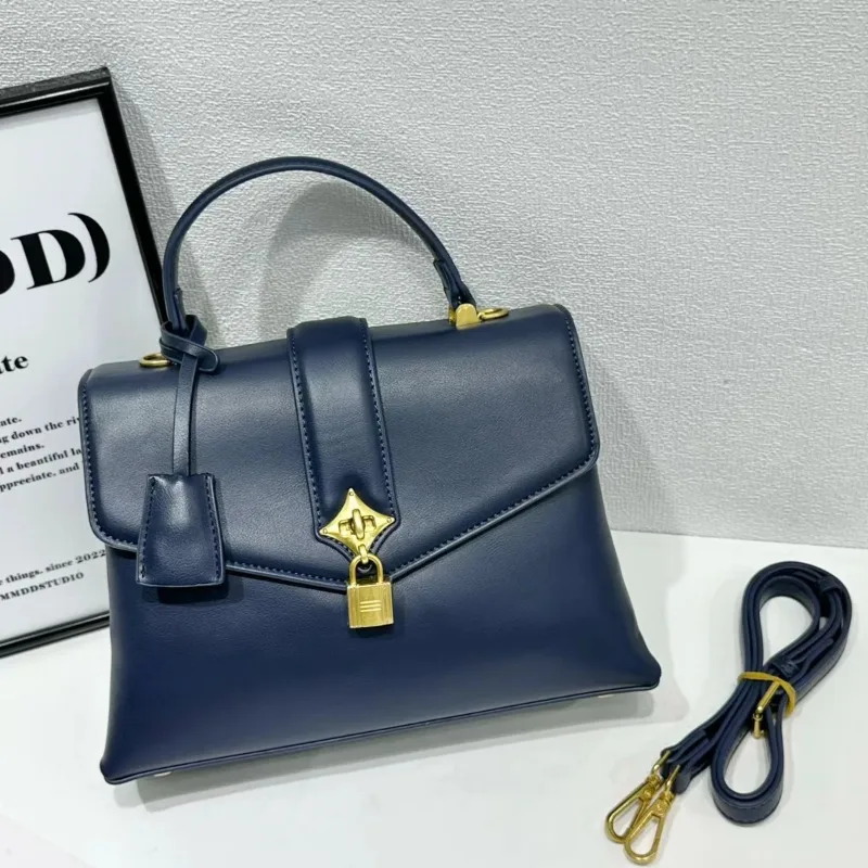 High-End Luxury Handbag Elegant Leather Classic Designer Paris Fashion Women Tote Bag Large Capacity