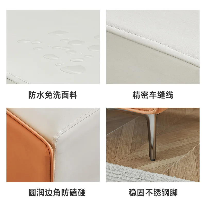American shoe changing stool, bed European sofa, bedroom bedside cloakroom bedside bed stool