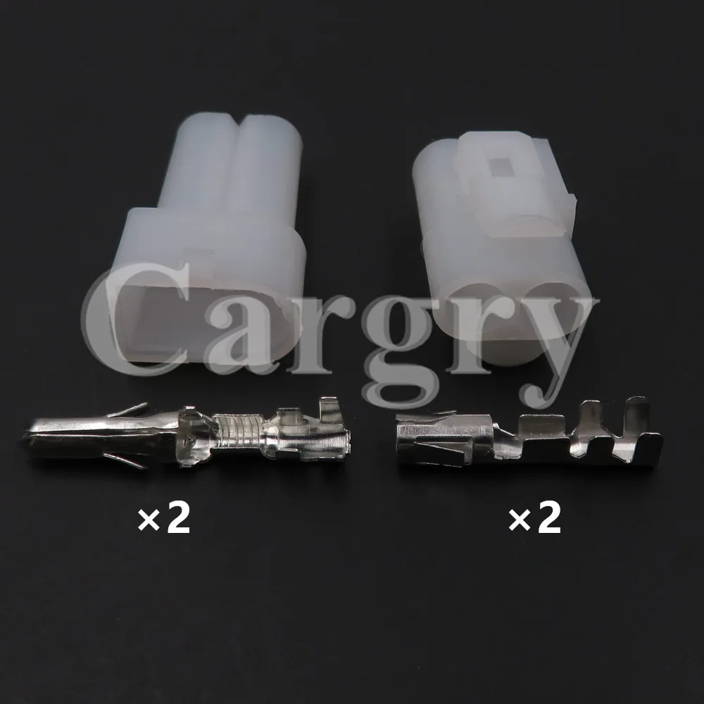 1 Set 2P 3.5mm Auto Socket AC Assembly 811972575 811972577 Connector Motorcycle Cable Plug - Detail 1