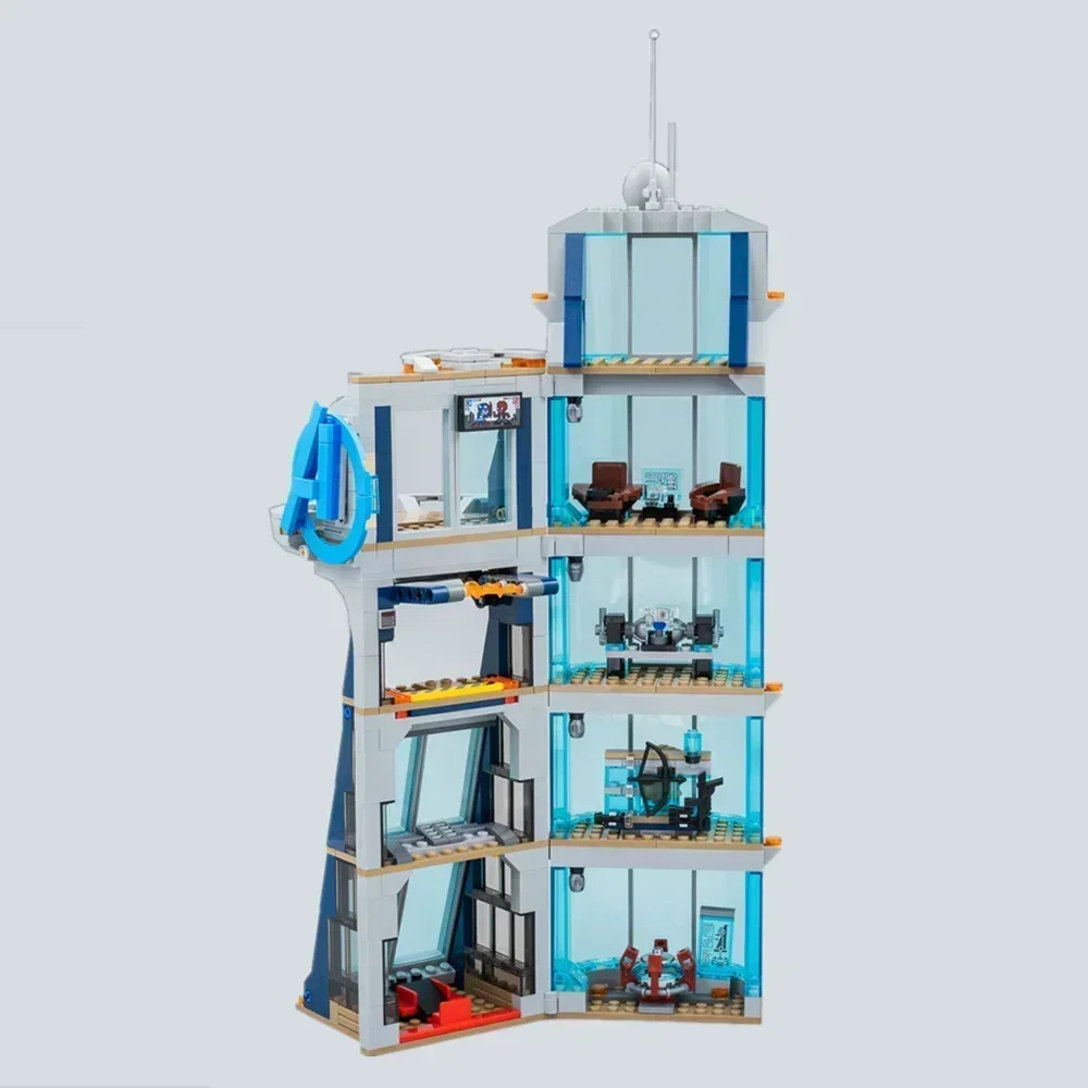 

Сборные строительные блоки, модель башни Авенджеров, развивающая игрушка Starks City TOWER, детские игрушки, подарок на день рождения, подарок на Рождество