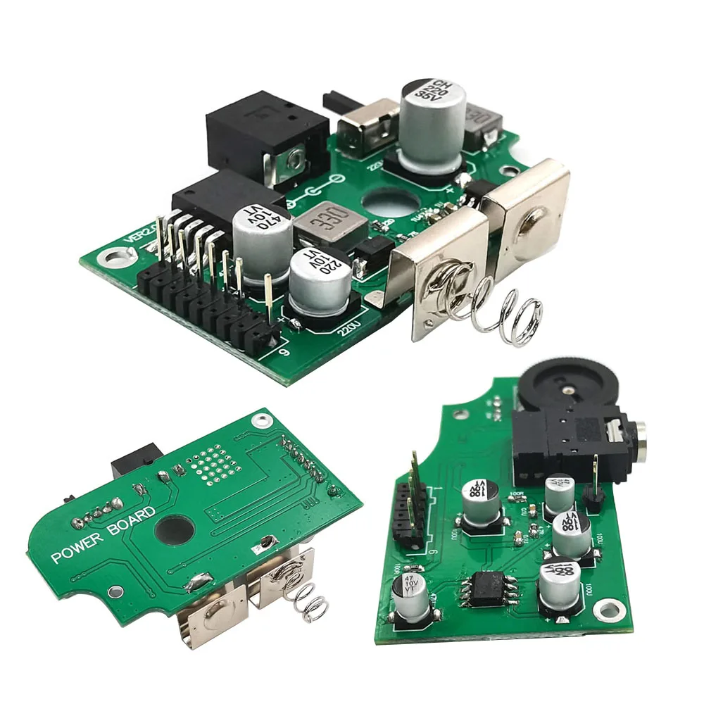 Kit de réparation pré-soudé pour Sega Game Gear GG : Carte d'alimentation, interrupteur marche/arrêt, condensateurs IC et carte de volume