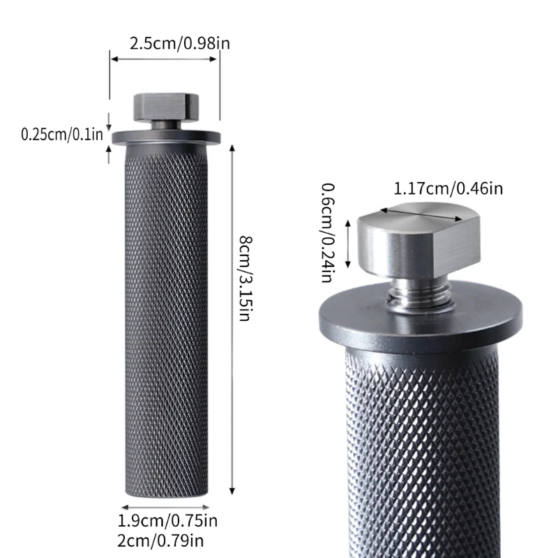 Fijación funcional riel con orificios para carpintería 19/20 mm para crear mesas con orificios