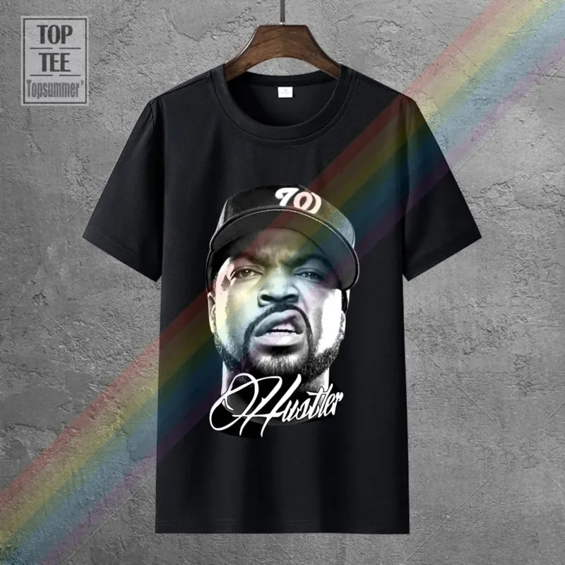 Ice Cube Nwa Hustler Tee Shirt Punk Hippie T-Shirt Goth Retro Grunge Sweatshirt Designer T-Shirts Gothic Emo Tshirt