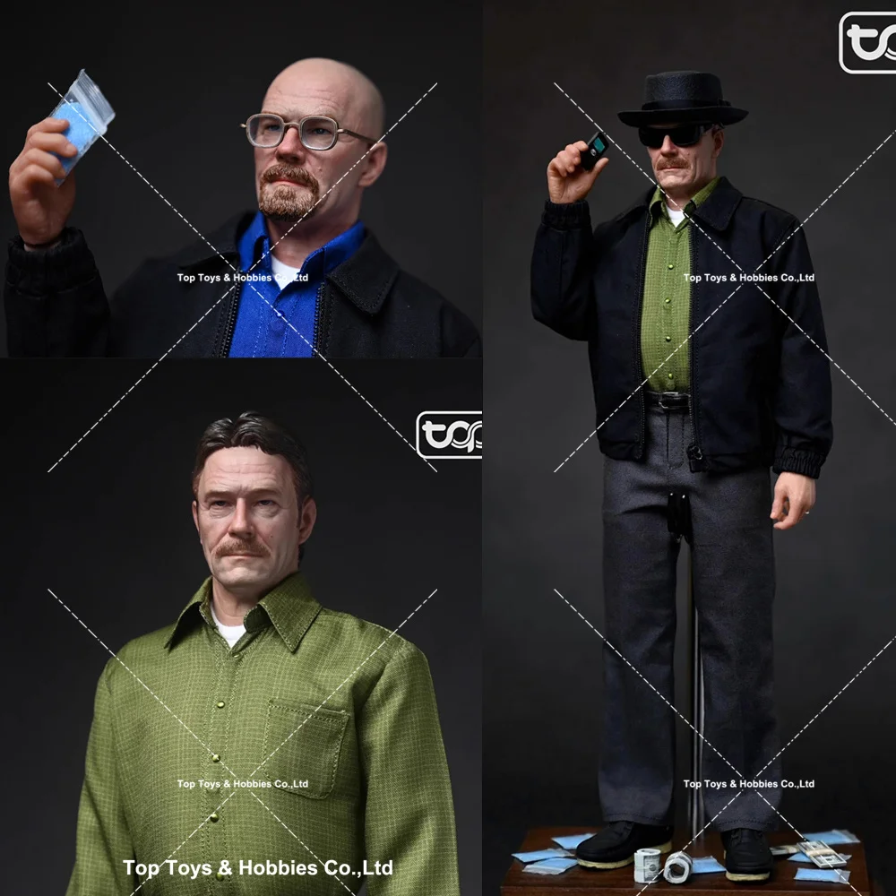 

TOPO STUDIO TP016 1/6 Chemistry Teacher Mr. White Male Soldier Three Head Sculpts 12'' Full Set Action Figure Collectible Model