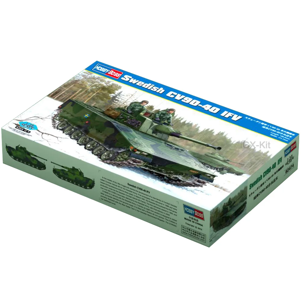 

Hobbyboss 82474 масштаб 1/35 CV90 40 шведская модель IFV пехота боевой автомобиль хобби ремесло игрушка пластиковая модель строительный комплект