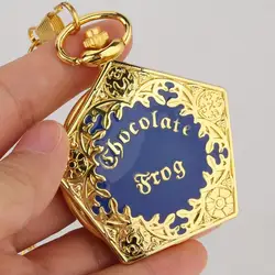 Top Luxury Gold Anything from Trolleys Wizard Magic World Quartz Pocket Watch Cosplay Necklace Pendant Chain Jewelry Male Clock