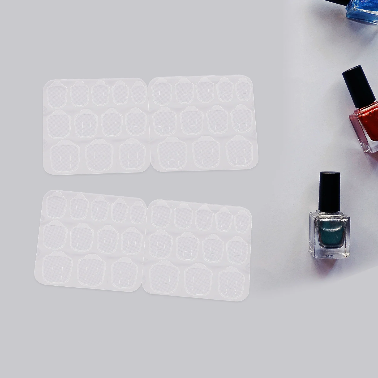 

50 Sheets Jelly Glue Strong Adhesive Tabs for Press On Nails False Nail Stickers Gel Sticky Tabs Faux Nails Women Girls