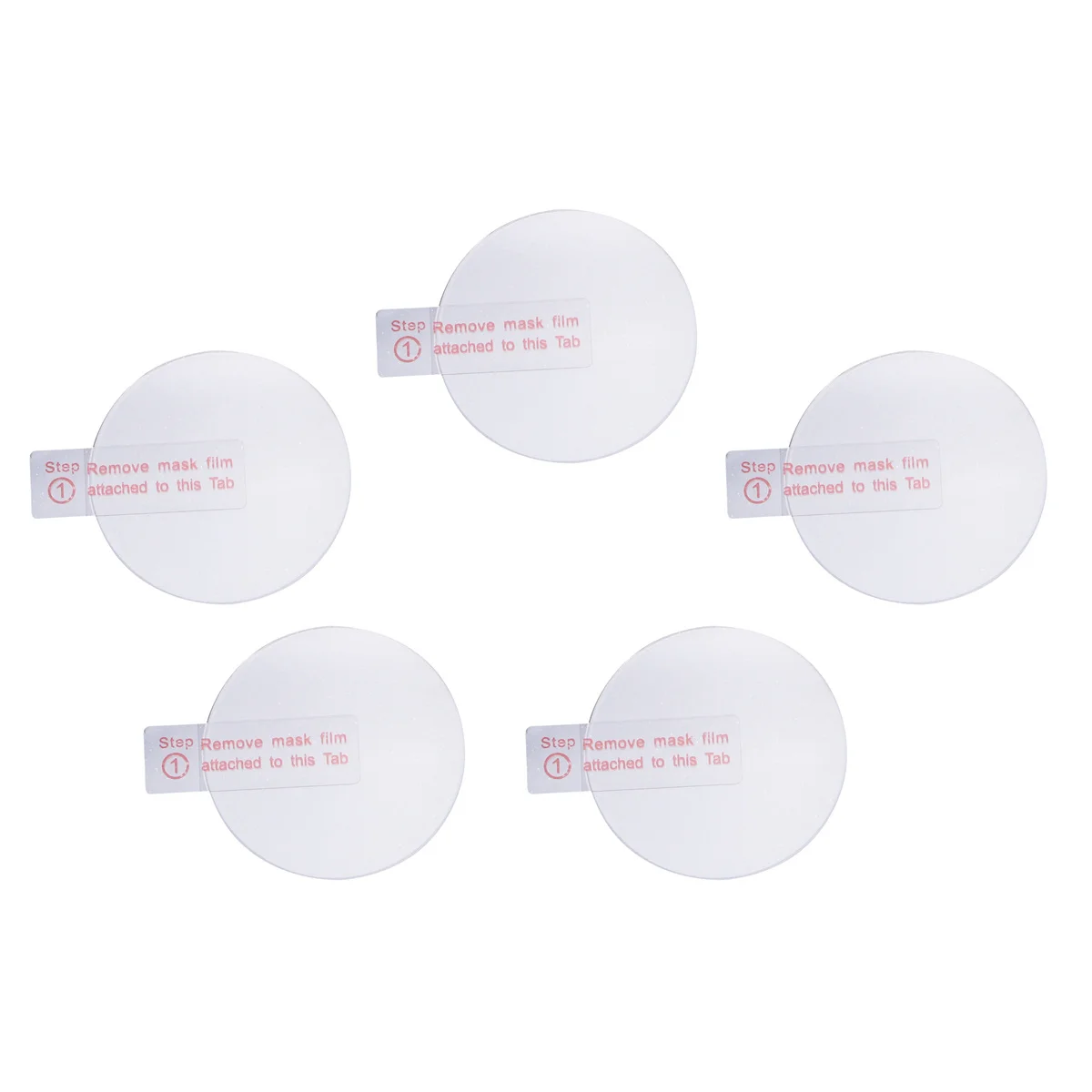 5 قطعة فيلم زجاجي للساعة شكل دائري 37 مللي متر واضح واقي للشاشة المقسى مقاومة للخدش الغبار برهان حامي للساعات المستديرة #2