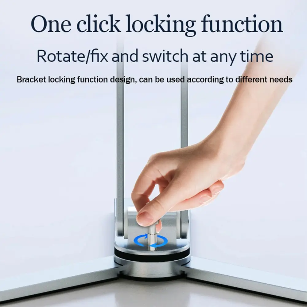 Magnetic Tripod Stand Universal with 2-in-1 Handheld&Desktop Handheld Modes Flexible 360 Degree Rotation Portable Tablet Holder