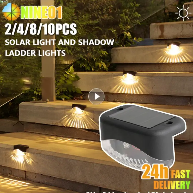 

LED Solar Stair Light Solar Path Lamp Waterproof Outdoor LED Lights Dropshopping For Garden Pathway Yard Patio Steps Fence Deck