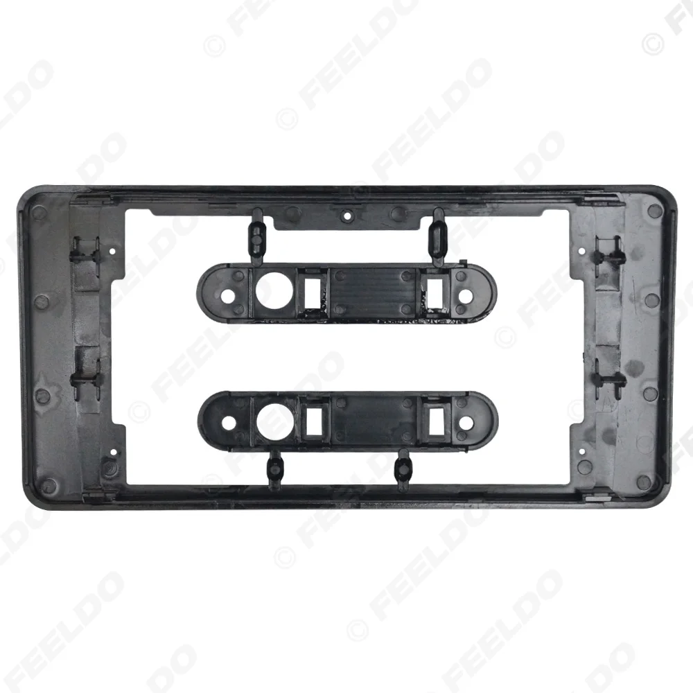

FEELDO Car Audio 9" Big Screen Head Unit Dash Fascia Panel Frame Kit Adapter For Guangzhi 3/5 2017 Radio Dash Frame
