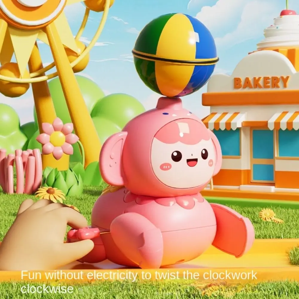 Impara a gattonare Giocattoli per bambini Occhi grandi Meccanismo a orologeria Arrampicata Apprendimento Bambola strisciante Fischio Cartoon Twist Walking Duck Bambino