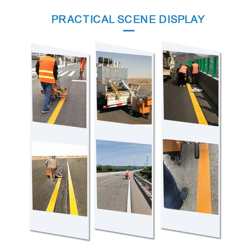 Thermoplastic Road Line Marking Machine Hand Push Portable Device Durable Construction for Road Safety Projects Trusted Supplier