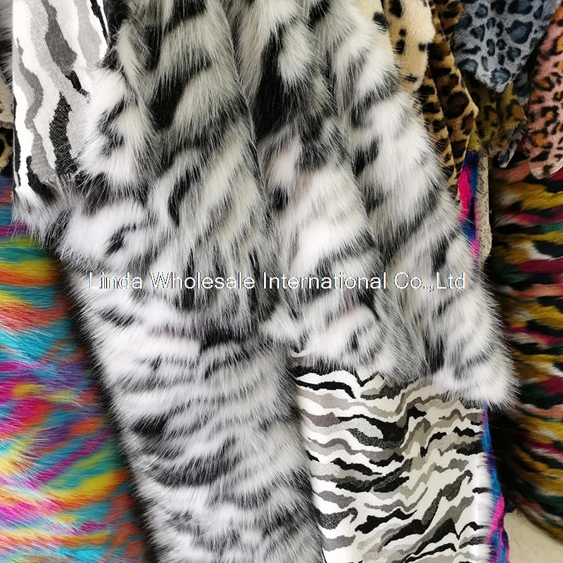 Jacquard Fox Fur fabric,Clothing Handbag Fur Collar Shoe Material,faux fur fabric,felt cloth