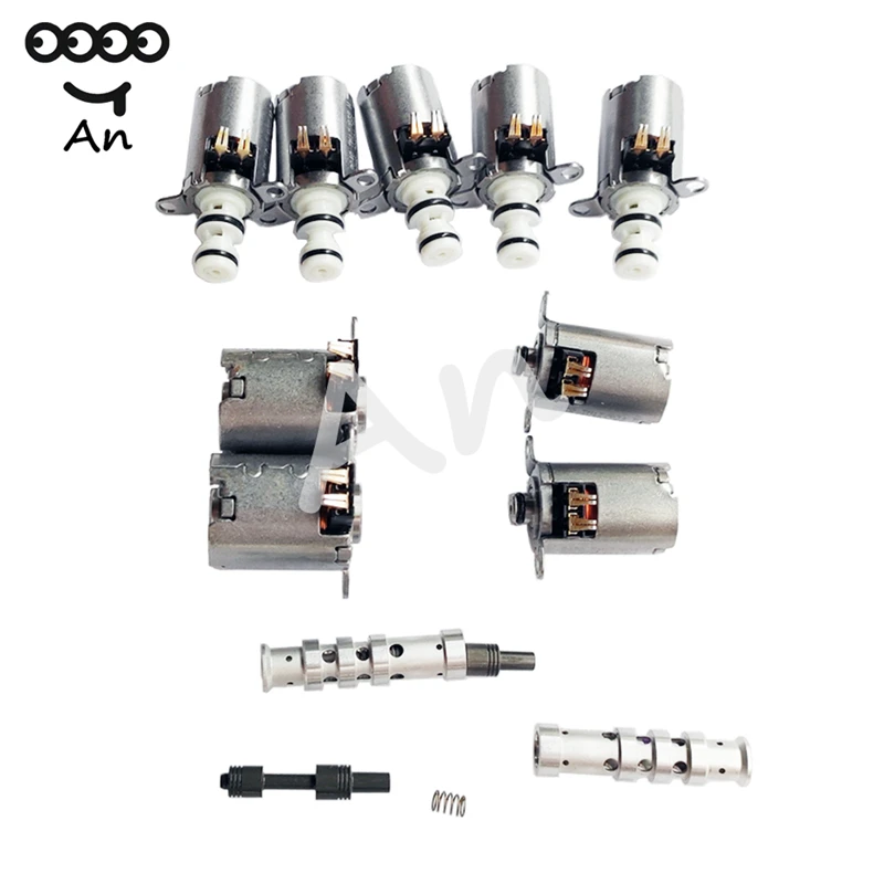 6DCT450 Auto Transmission Solenoids + Valve Body Plunger Kit For Volvo Ford Mondeo Dodge 6 Speed 7M5R AG9R