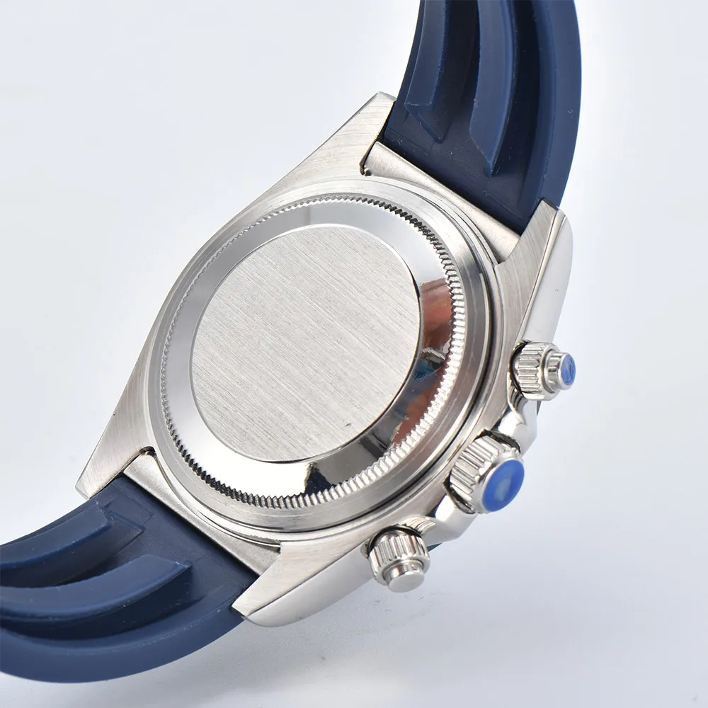 Orologi di lusso VK63 Vetro zaffiro Acciaio inossidabile 316L impermeabile per orologi personalizzati da uomo VK63 con movimento sportivo VK63